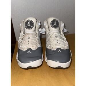 Men’s Nike Size 7.5 Jordan 6 Rings White Cool Grey 322992-121